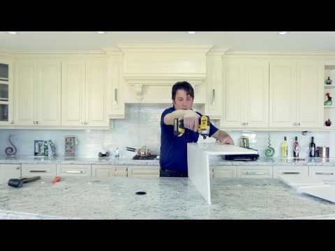 How to construct a wall end open shelf cabinet How to construct a wall end open shelf cabinet